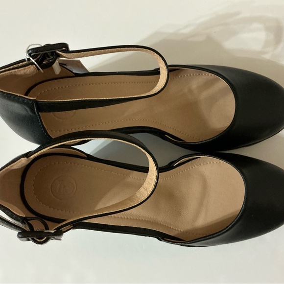 Dadawen Chic Black Women's Heels Size 7 - Picture 5 of 8